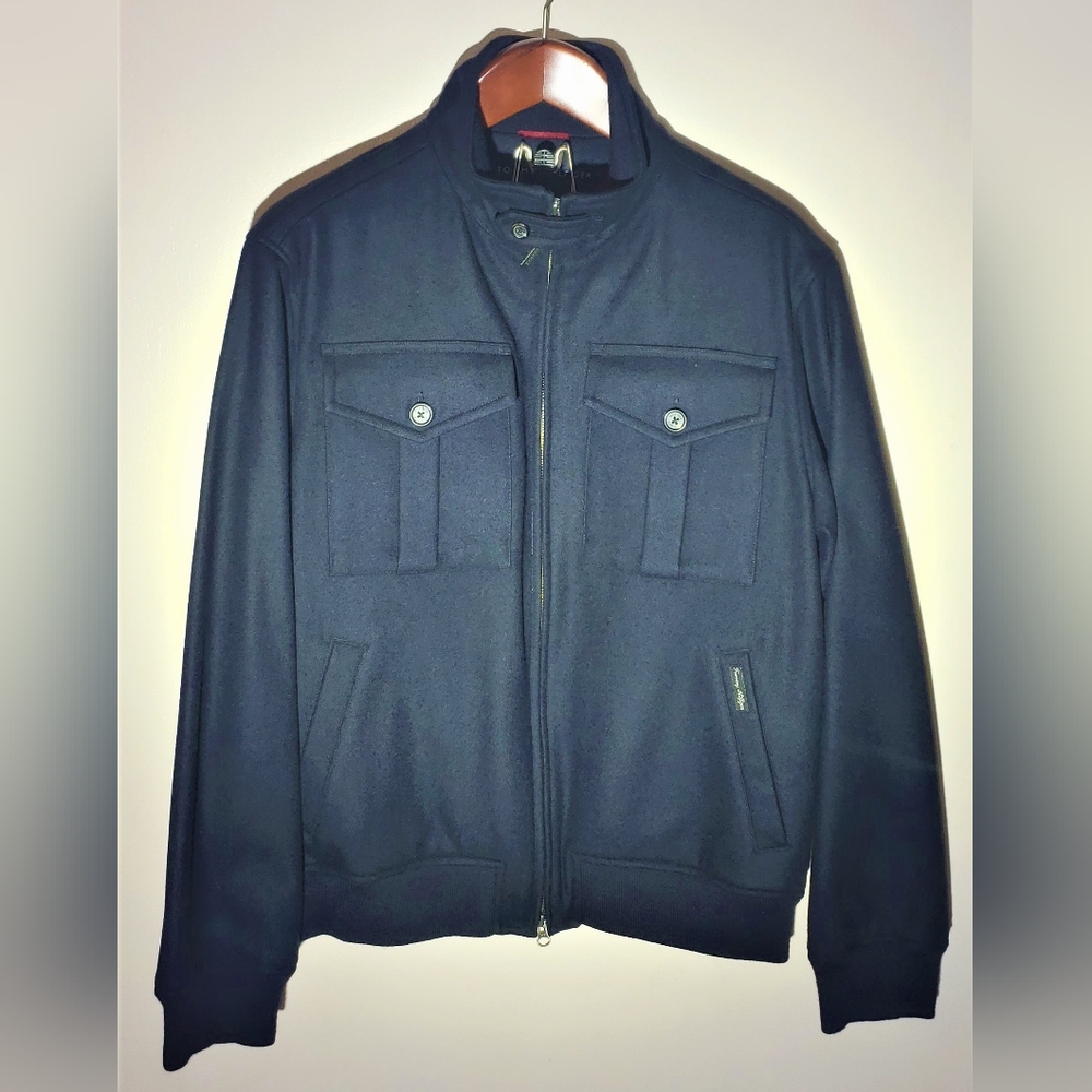 TOMMY HILFIGER (M) Blue wool jacket